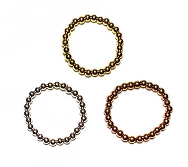 Bolletjes ring 2,5mm