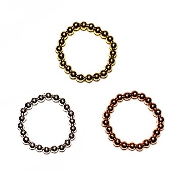 Bolletjes ring 3mm