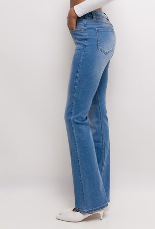 Jeans Flared Blauw lengtemaat 32