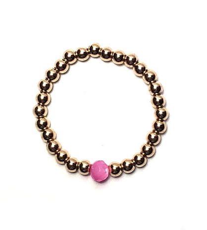 Ring Mother of Pearl Roze