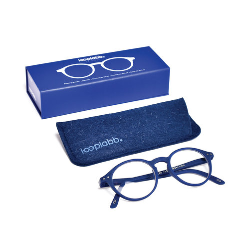 Leesbril Looplabb Faust Donkerblauw 